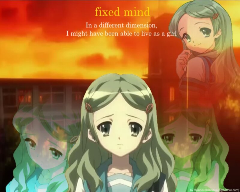 fixed mind anime girl