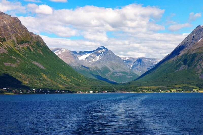Fjord with Mountains