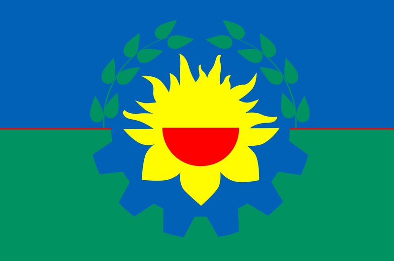 Flag of a City — Blue