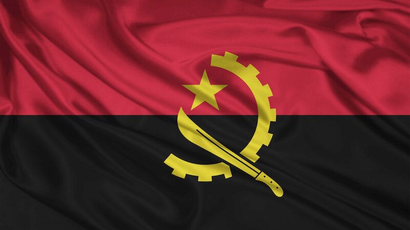Flag of Angola — Red, Proud