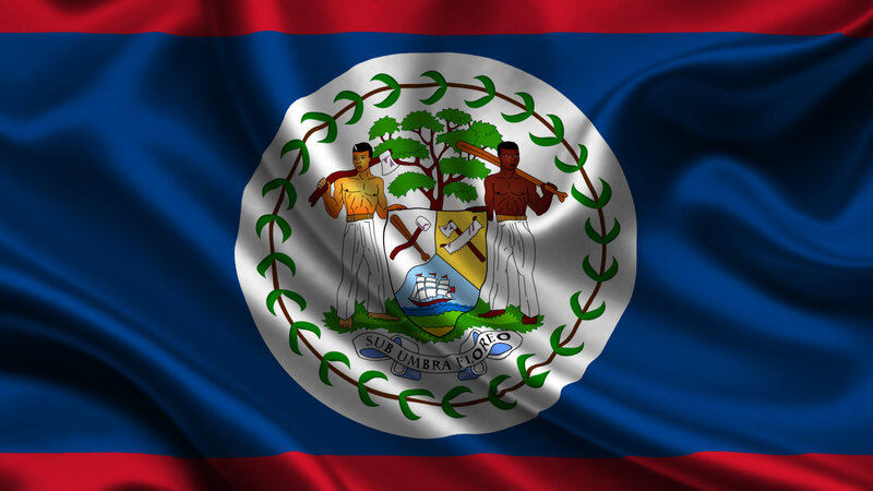 Flag of Belize — Blue