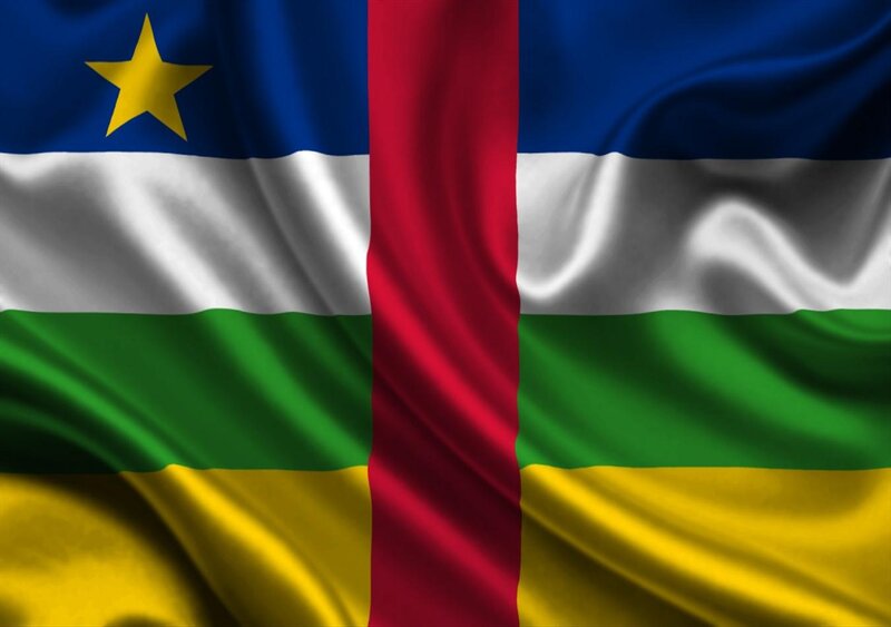 Flag of Central African Republic — Blue, Neutral