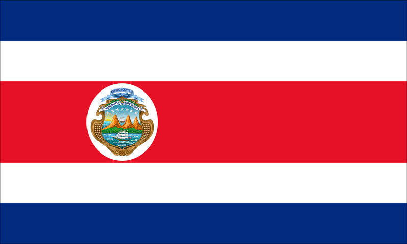 Flag of Costa Rica — Blue