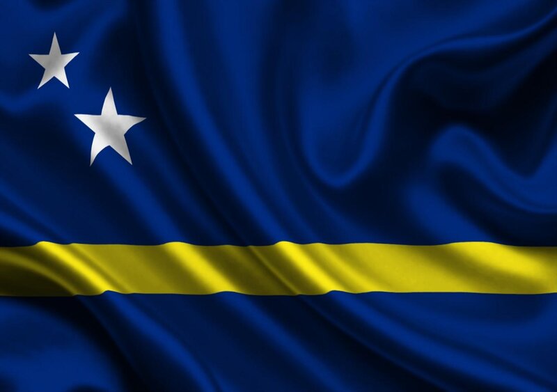 Flag of Curaao — Blue