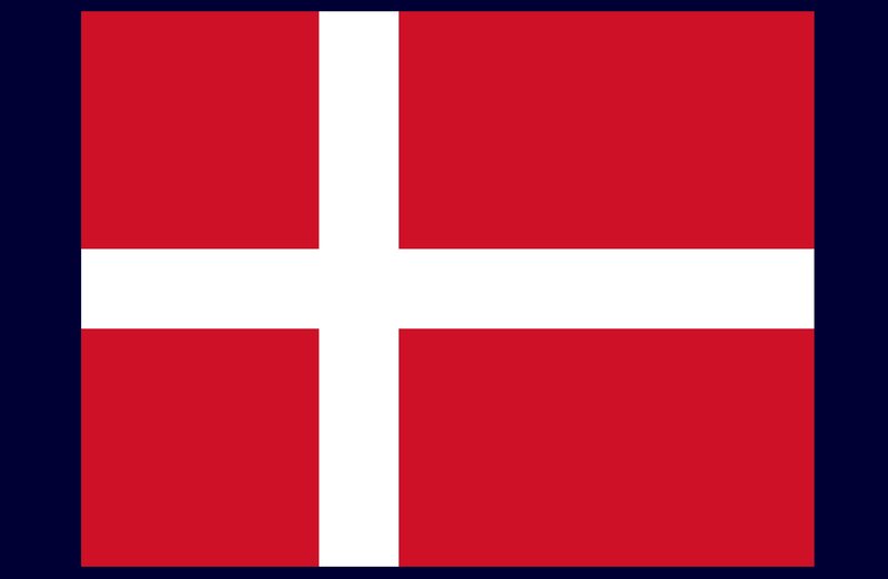 Flag of Denmark — Red, Neutral