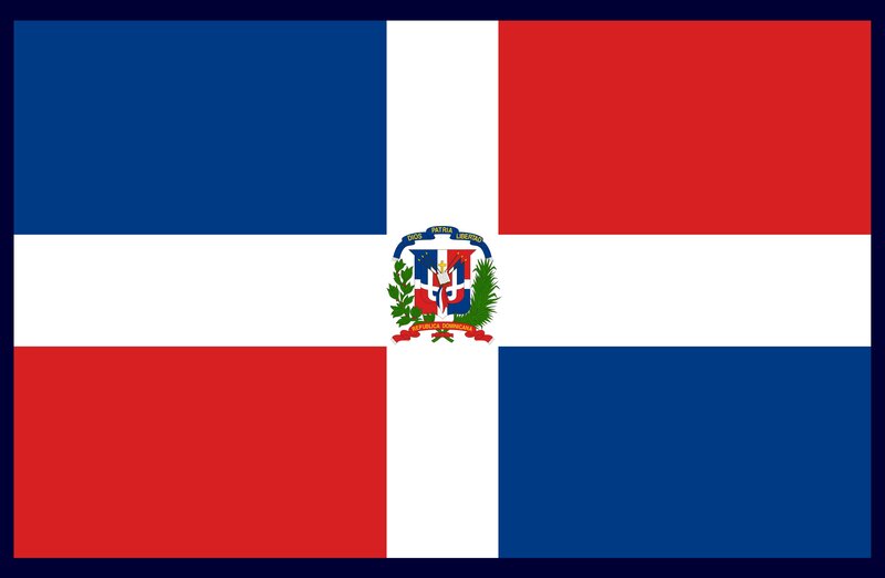 Flag of Dominican Republic — Blue