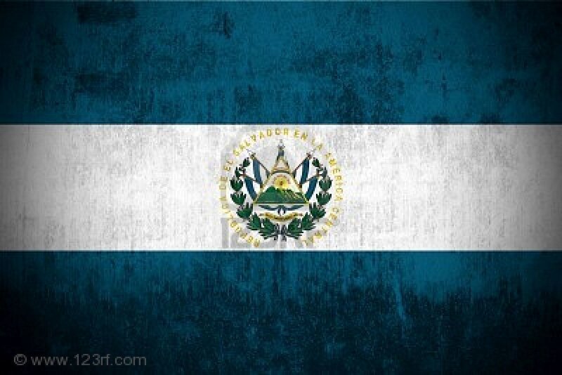 Flag of El Salvador — Blue