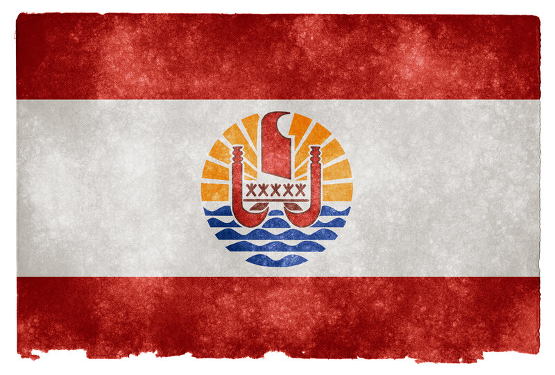 Flag of French Polynesia — Red