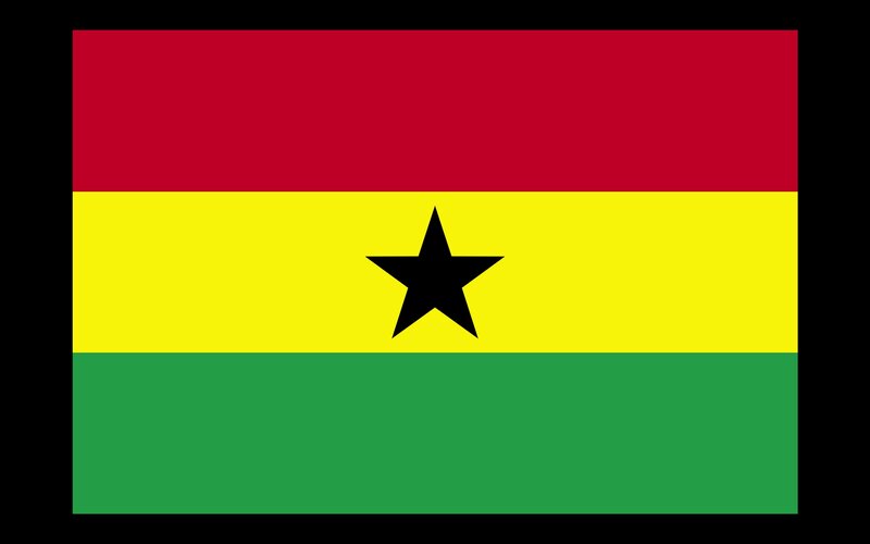 Flag of Ghana — Red, Patriotic