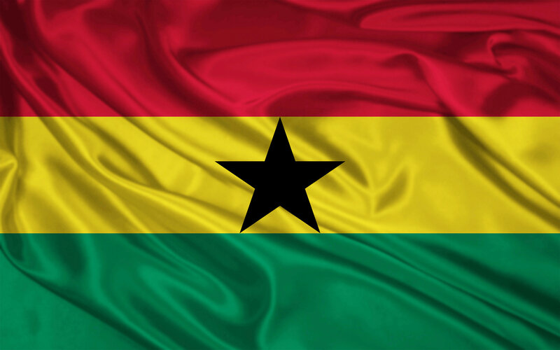 Flag of Ghana — Red