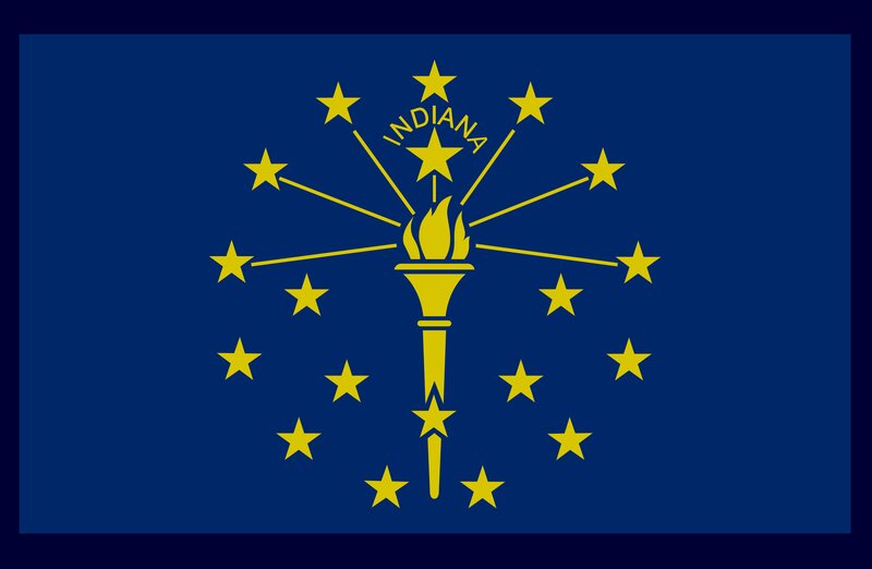 Flag of Indiana