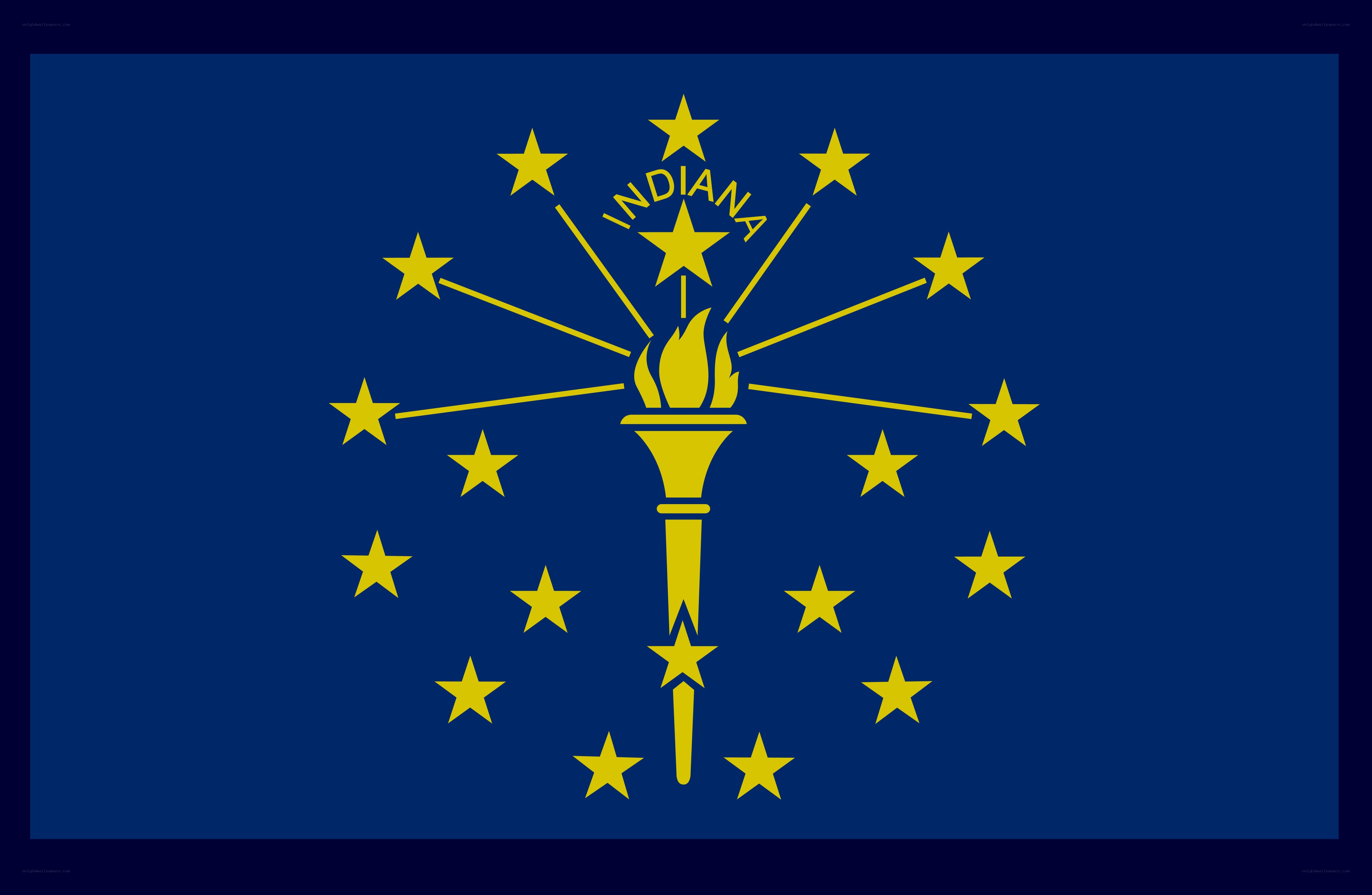 Flag of Indiana