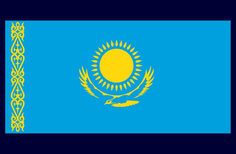 Flag of Kazakhstan