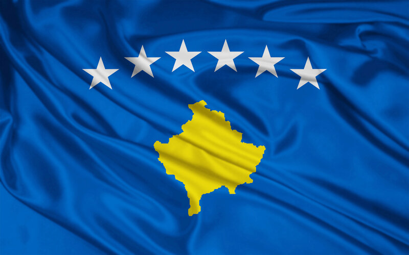 Flag of Kosovo — Blue