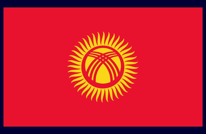 Flag of Kyrgyzstan