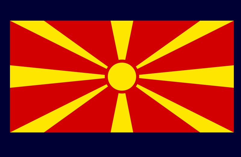 Flag of North Macedonia