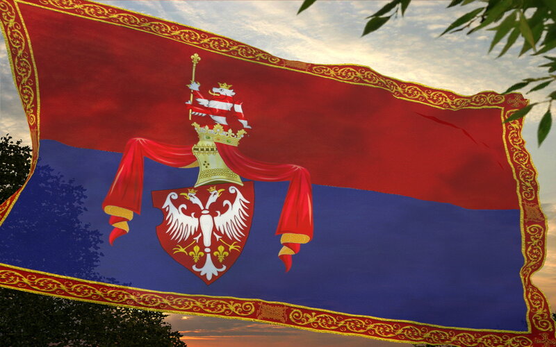 Flag of Serbia — Red