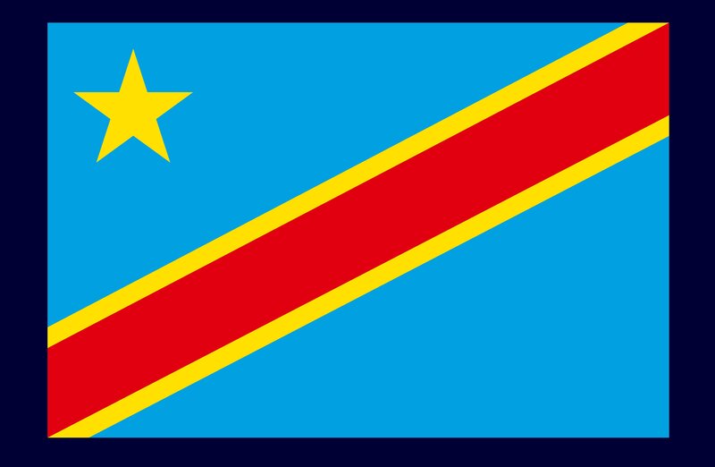 Flag of the Democratic Republic of the Congo