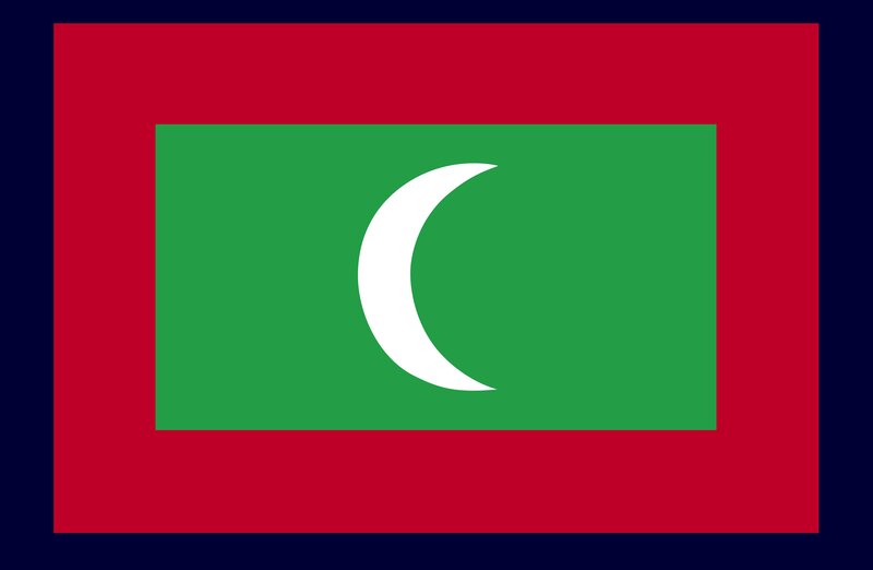 Flag of the Maldives