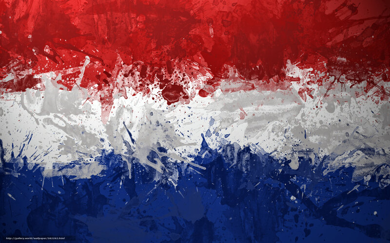Flag of the Netherlands — Red, Dynamic