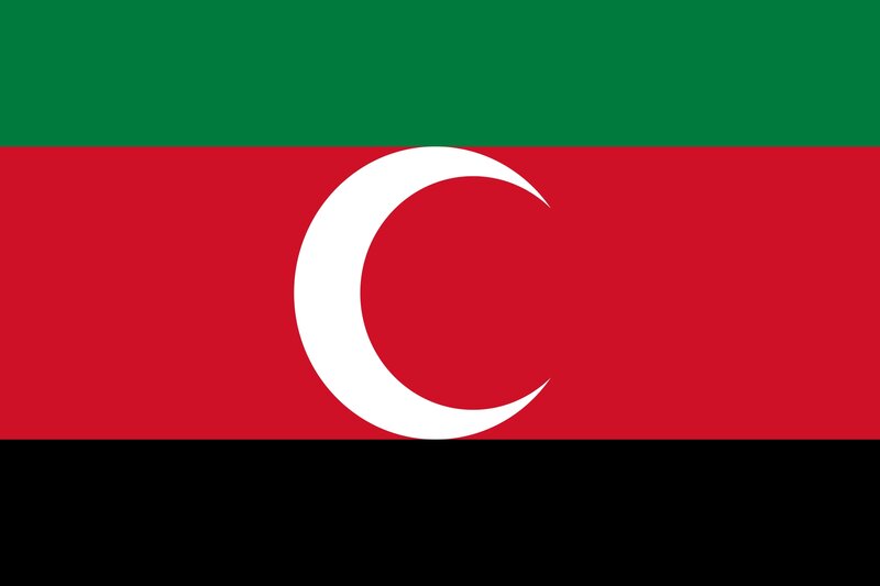Flag of Turkmenistan — Green, Neutral