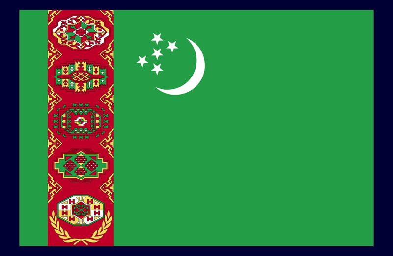 Flag of Turkmenistan
