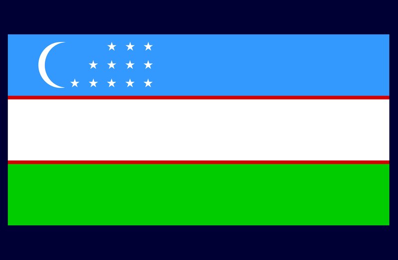 Flag of Uzbekistan
