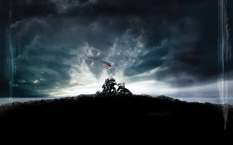 Flag raising on Iwo Jima
