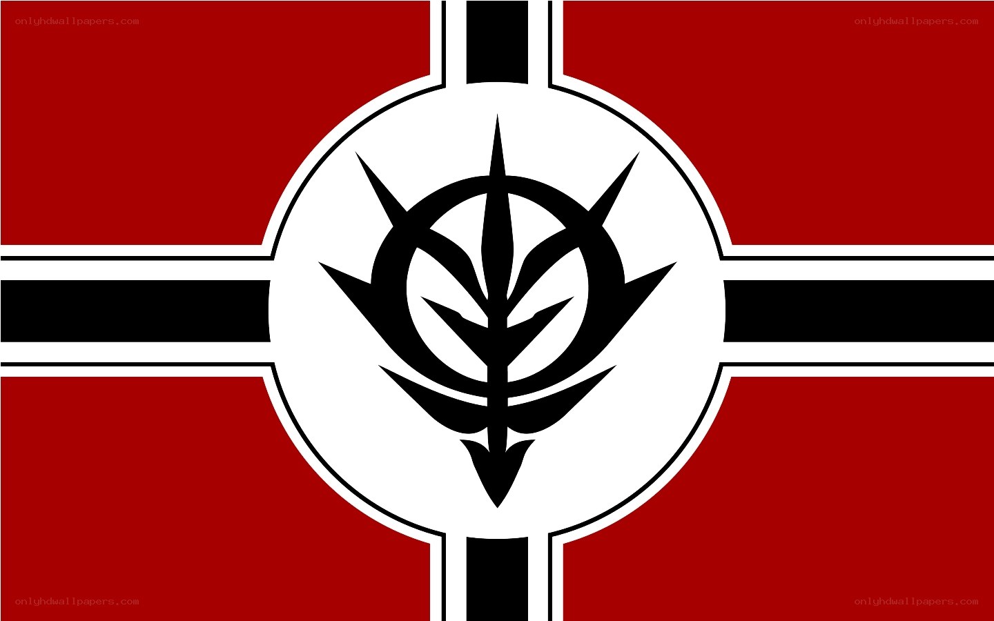 flag with central emblem