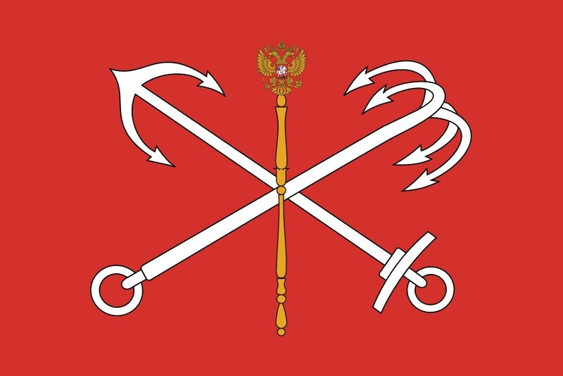 Flag with Crossed Anchors