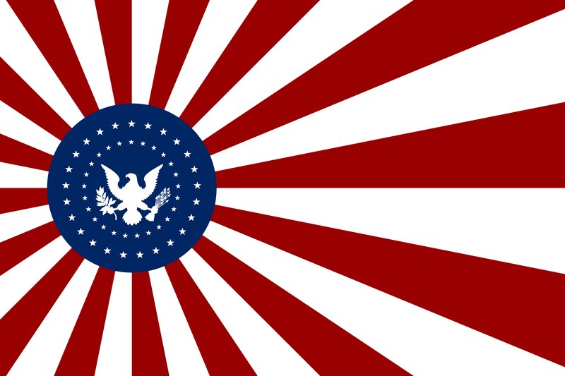 Flag with Eagle Emblem