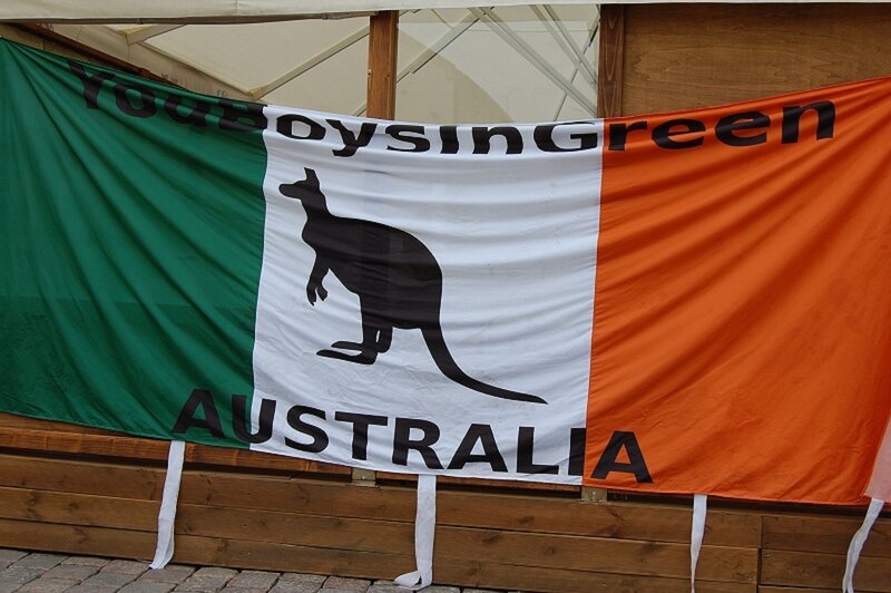 Flag with Kangaroo
