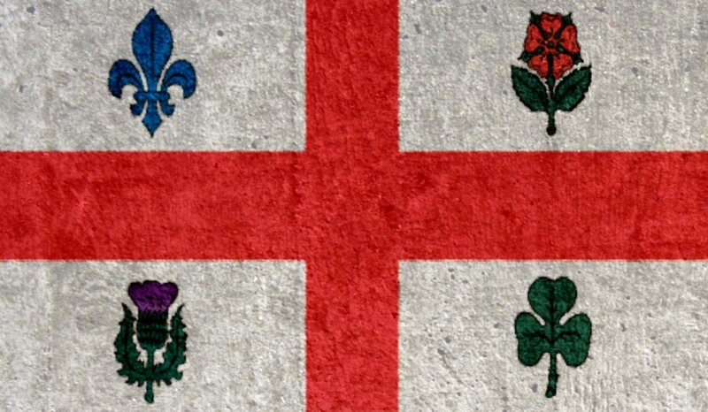 flag with national symbols