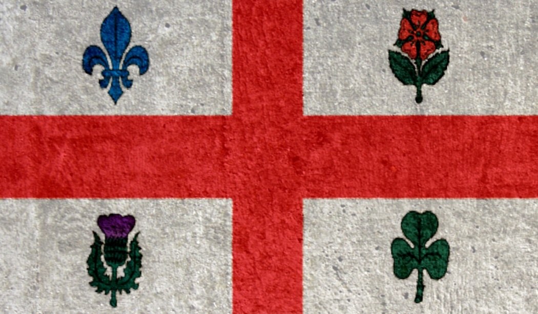 flag with national symbols
