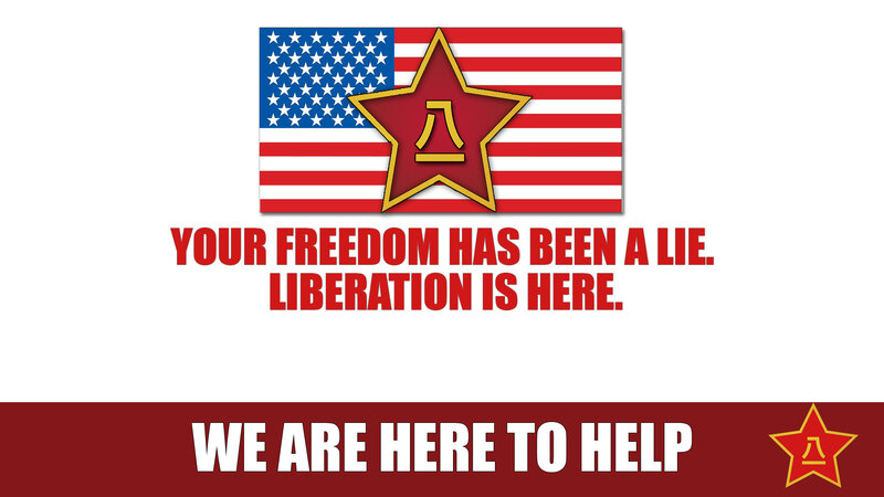 Flag with Star Symbol