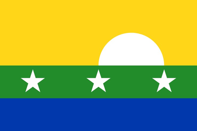 Flag with Sun and Stars