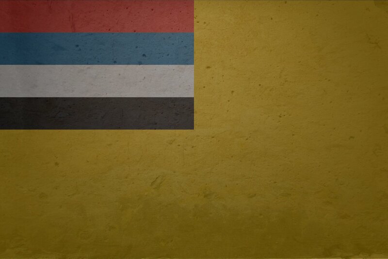 flag with textured background