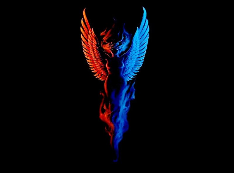 flame and ice angel