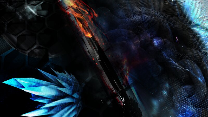 Flame and Ice Crystals