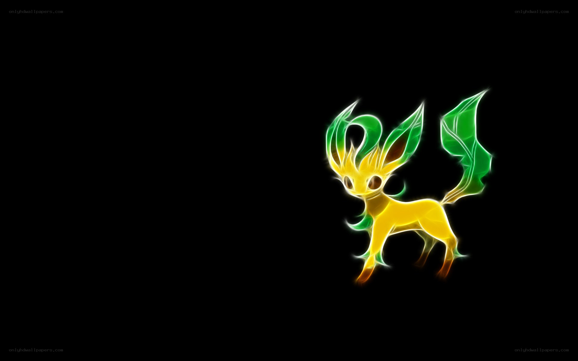 Flame and leaf Pokémon