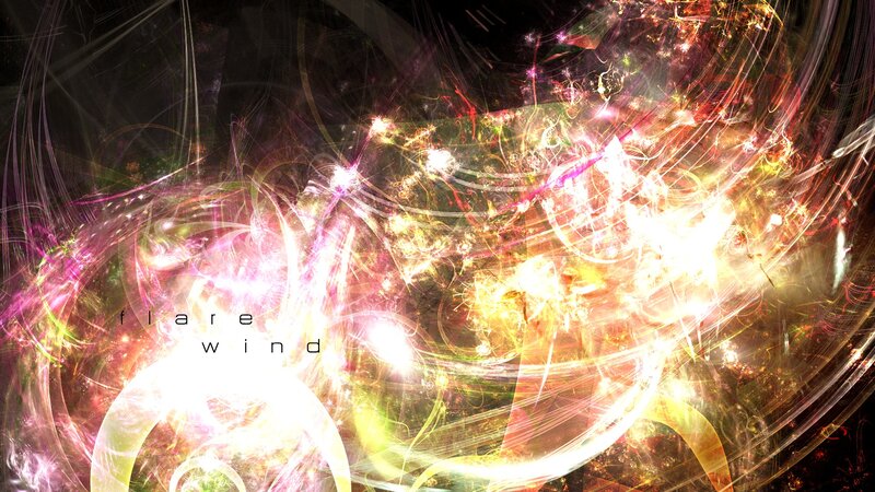 flame and light abstract art
