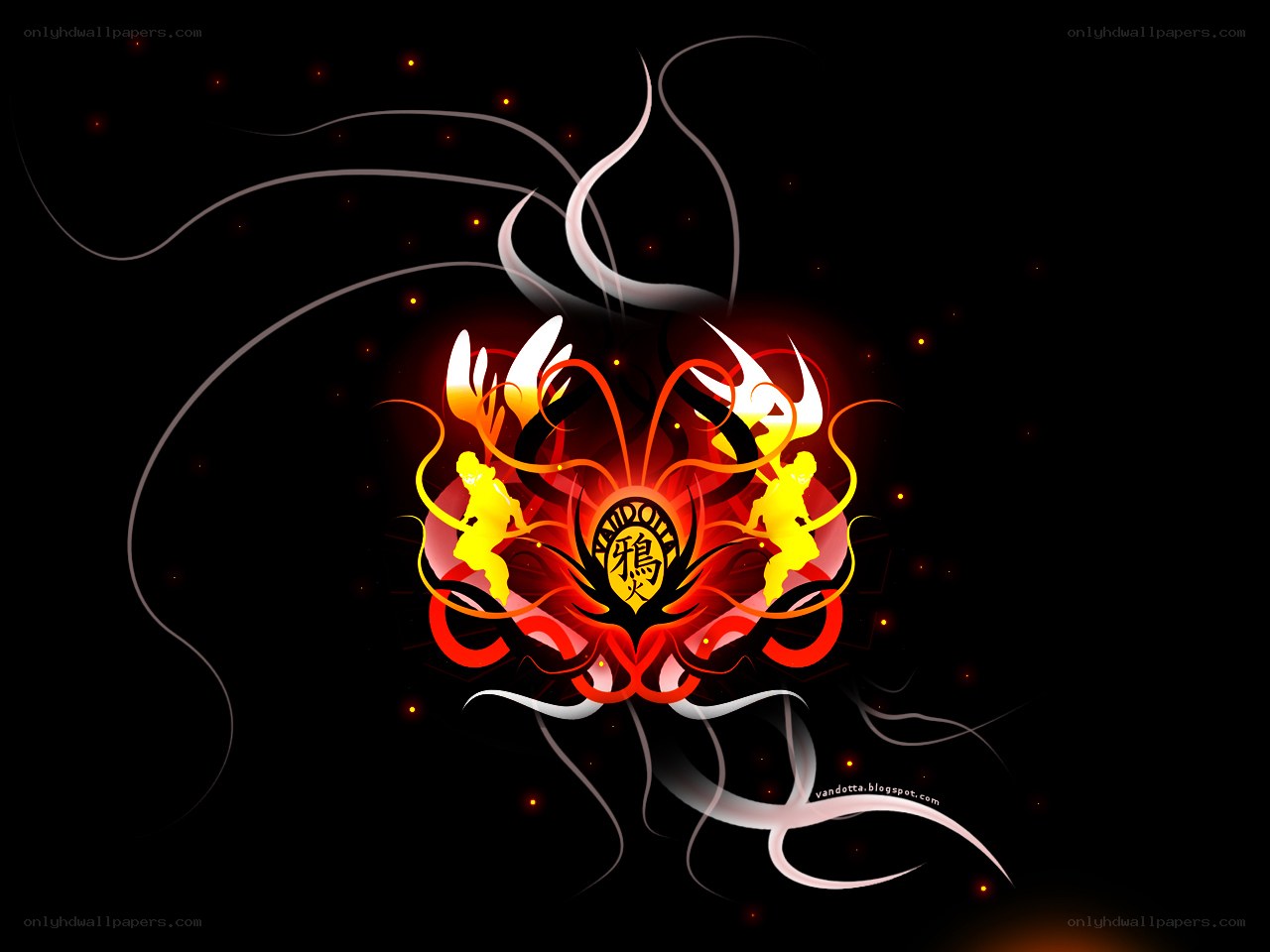 flame and smoke design