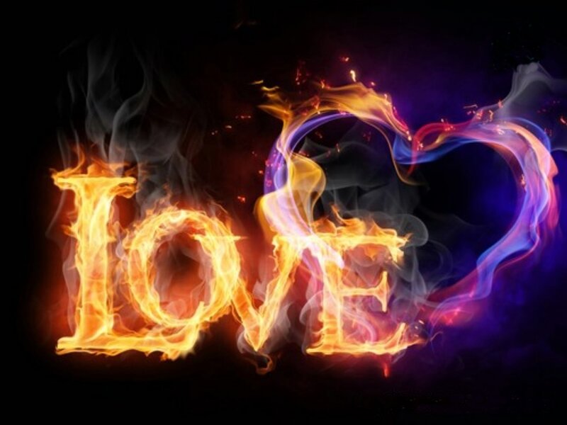 Flame and Smoke Forming Love