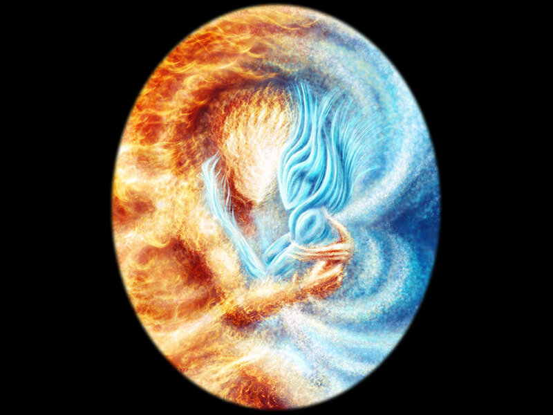 Flame and Water Figures