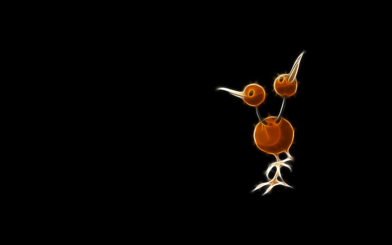 Flame bird creature
