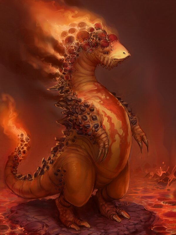 Flame-breathing Dinosaur