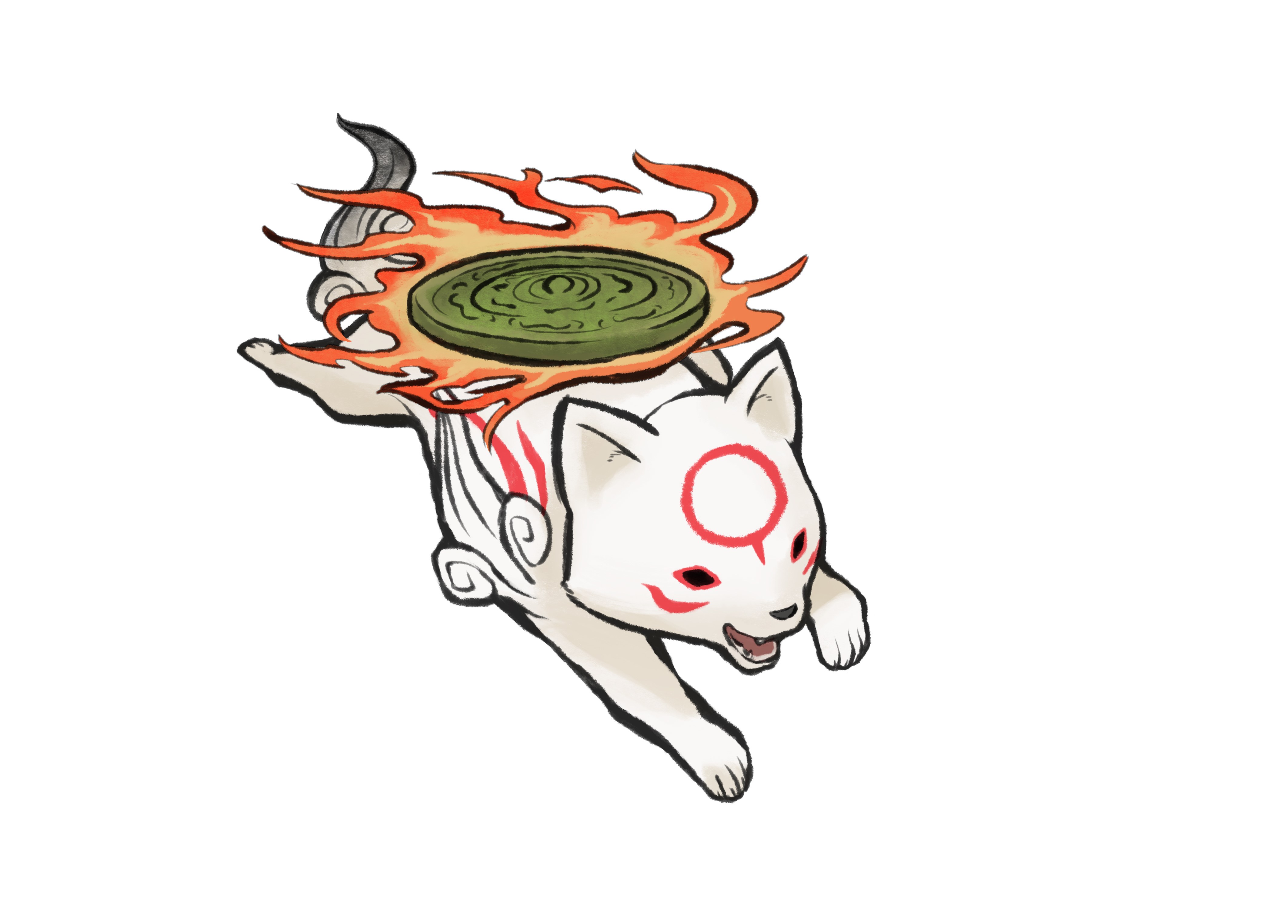 flame-carrying fox spirit