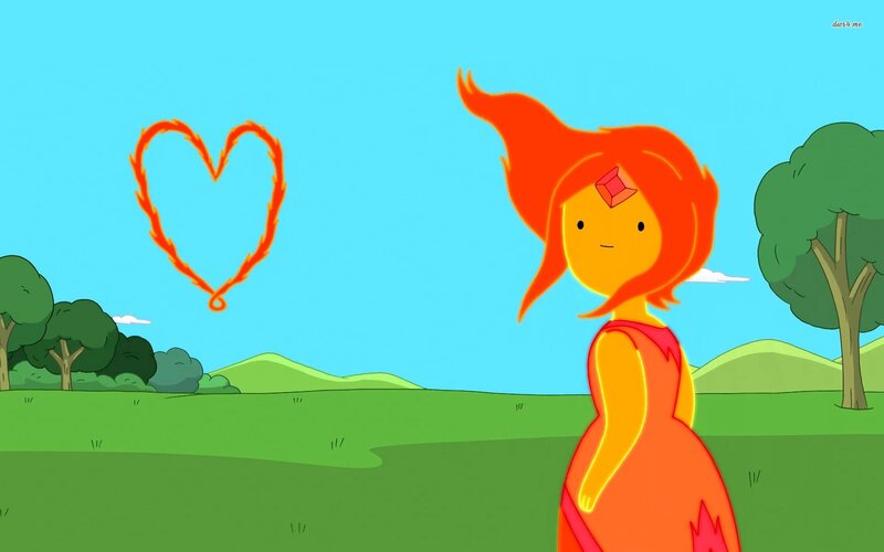 Flame Character in Field
