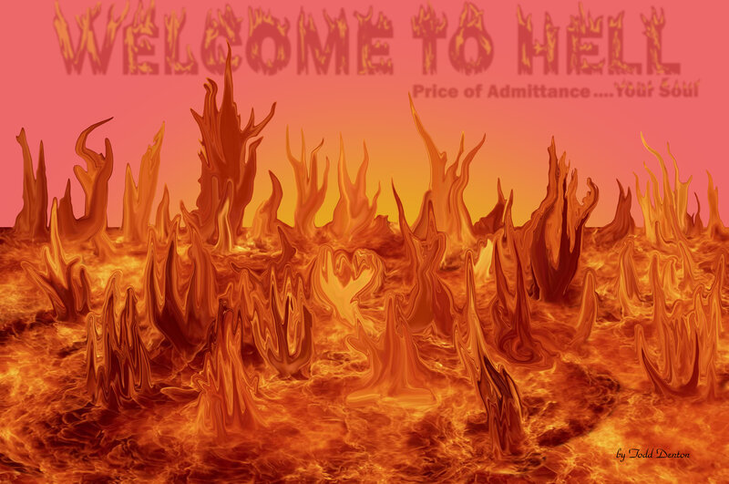 Flame-covered Landscape
