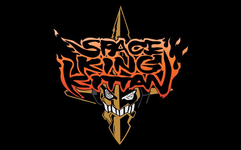 Flame-covered Robot Head
